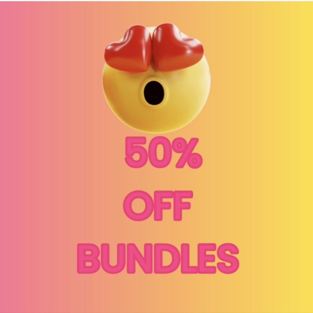 Bundle three or more items save 50%